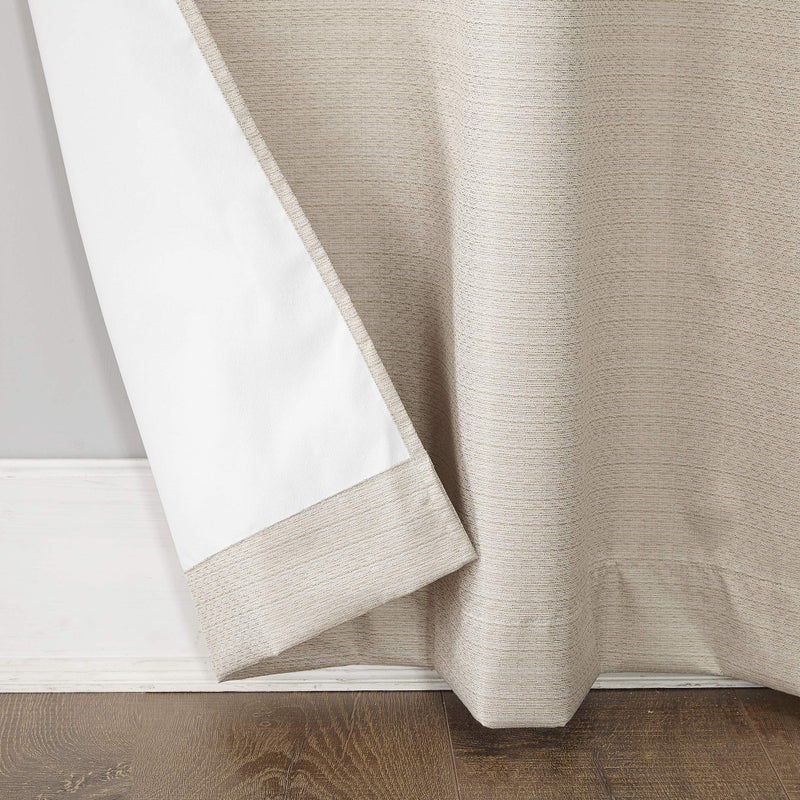 Sun Zero Cooper Thermal Insulated Energy Efficient Grommet Curtain Panel, 40" x 84", Linen - Image 3
